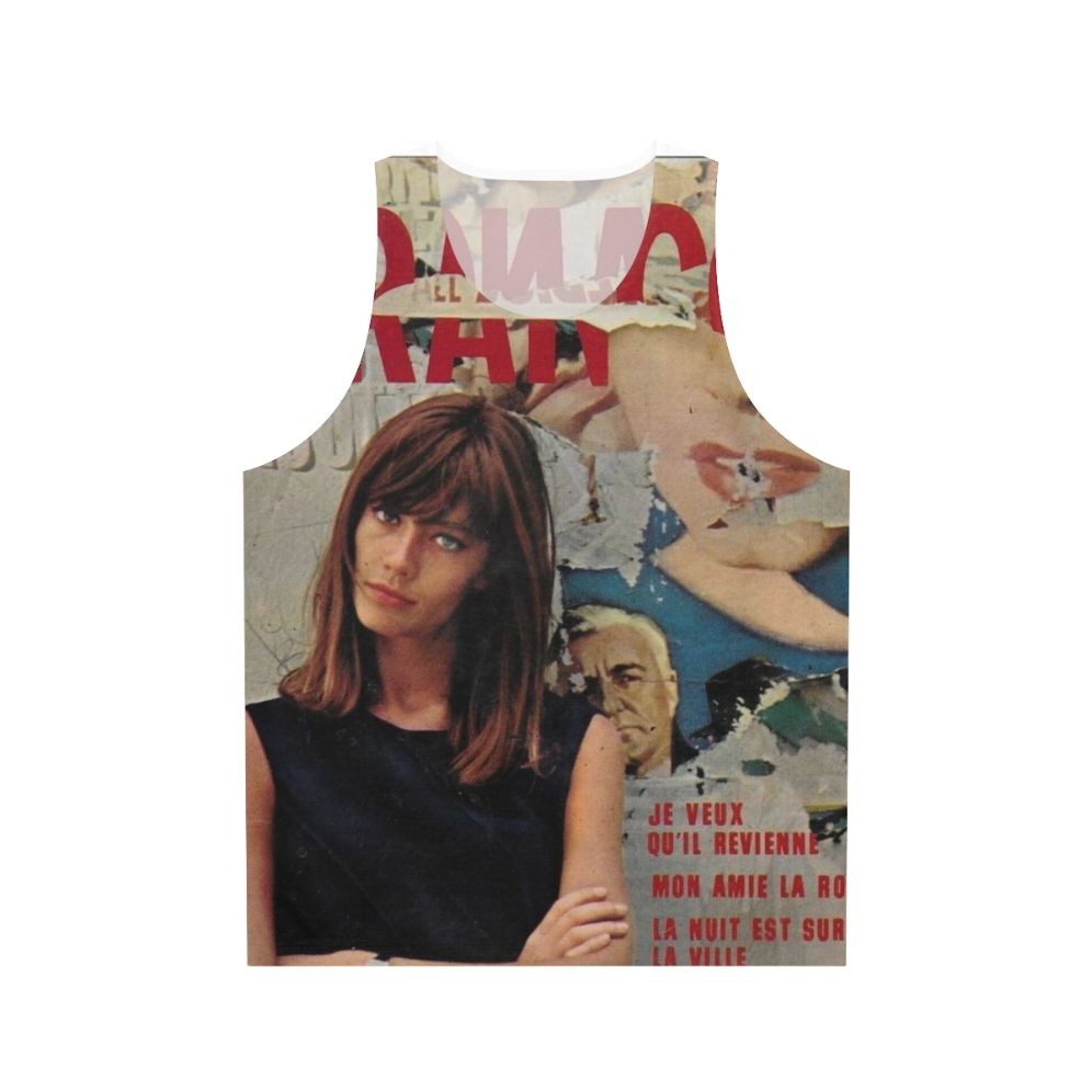 Fran Oise Hardy inspired unisex tank top