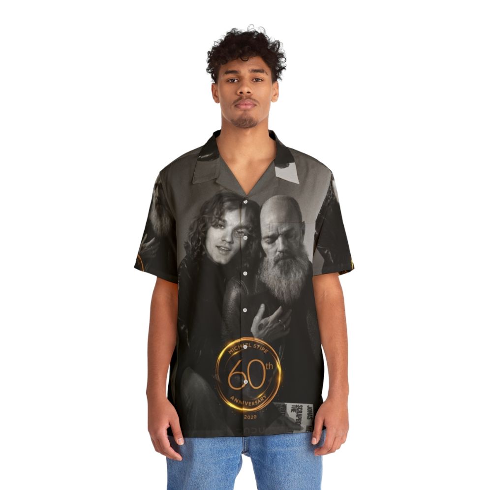 Michael Stipe R.E.M. 60th Anniversary Tribute Hawaiian Shirt - People Front