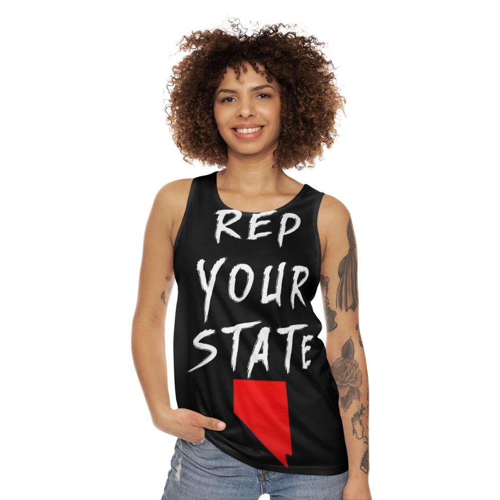 Nevada state pride unisex tank top - women