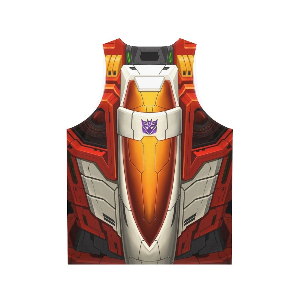 Transformers Starscream Decepticon Unisex Tank Top - Back