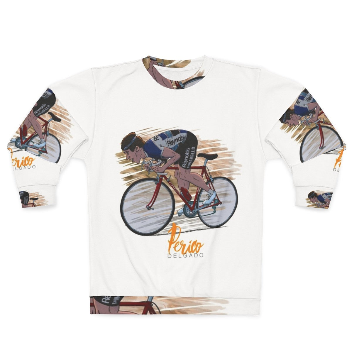 Perico Delgado Le Fou Des Pyr N Es Cycling Sweatshirt