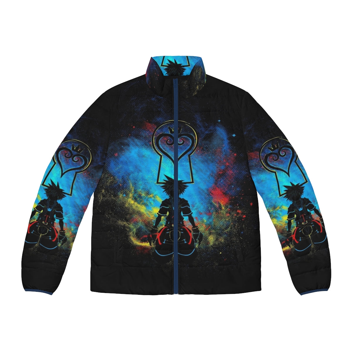 Kingdom Art Puffer Jacket featuring Sora and Kingdom Hearts design