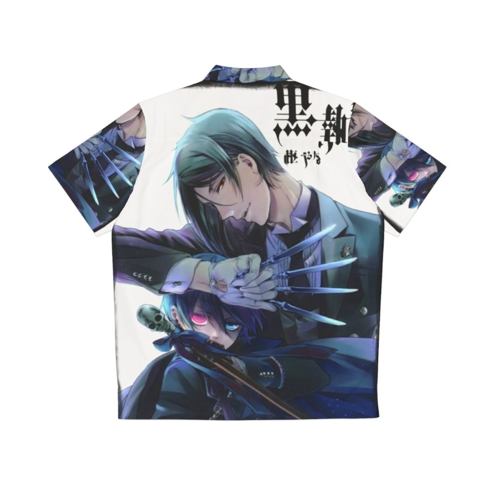 Black Butler Anime-Inspired Hawaiian Shirt - Back