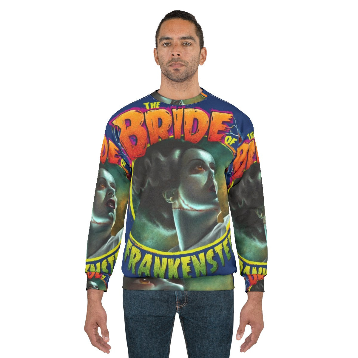 Classic Horror 'The Bride of Frankenstein' Sweatshirt - men