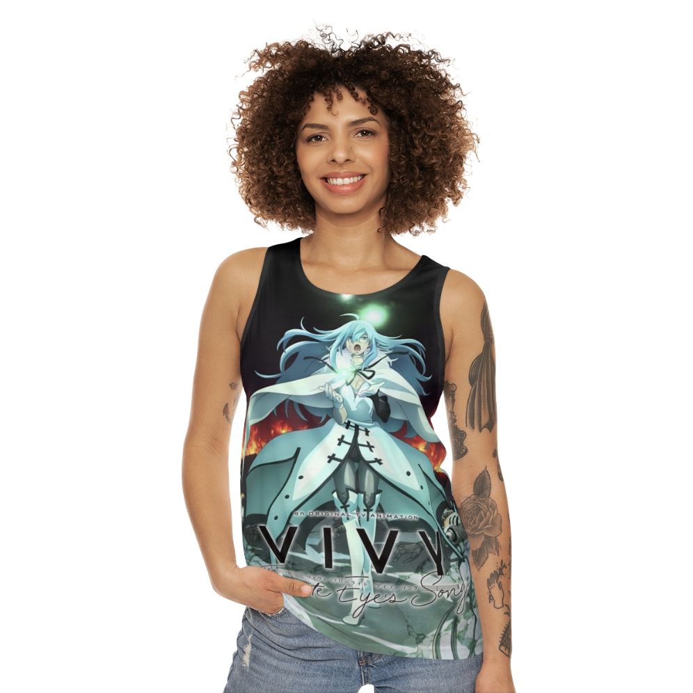 Vivy: Fluorite Eye's Song Unisex Tank Top - women