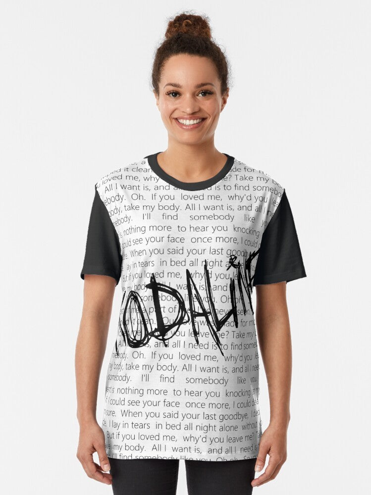 Kodaline "All I Want" lyrics graphic t-shirt - Women