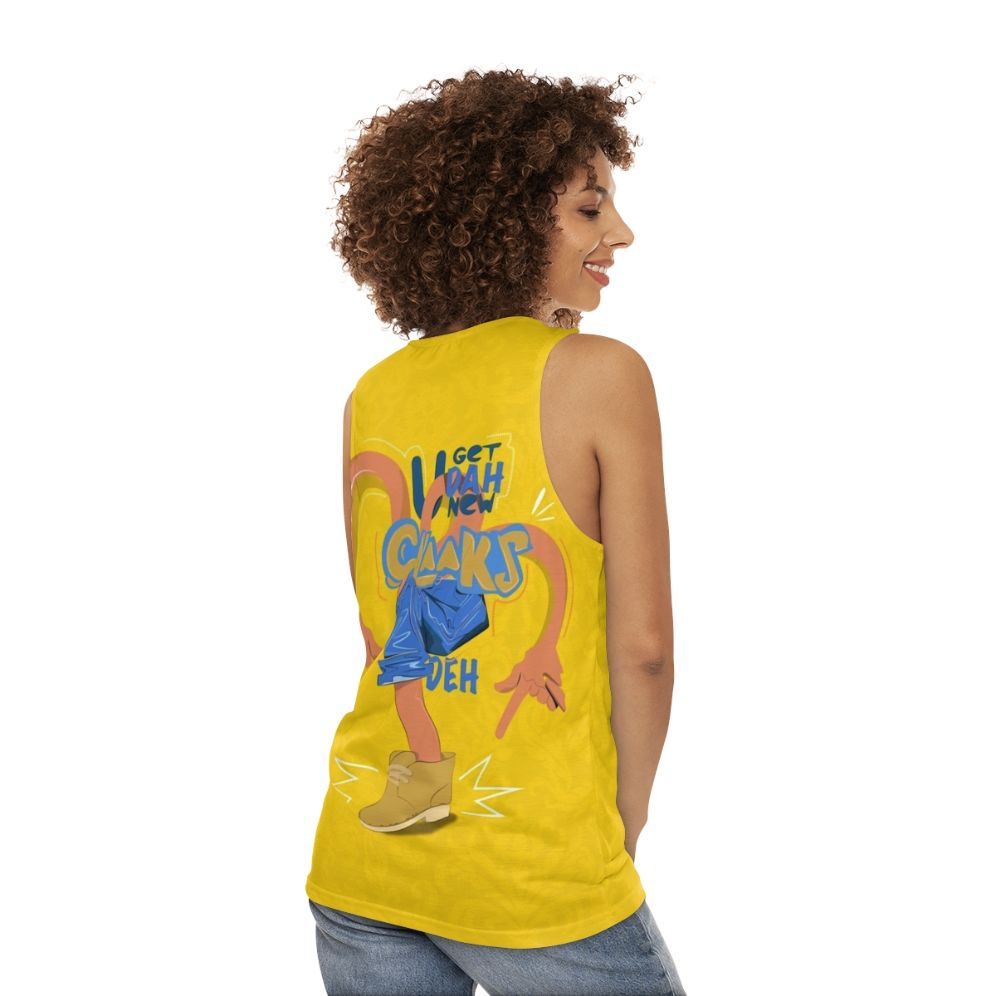 Unisex Clarks tank top - women back