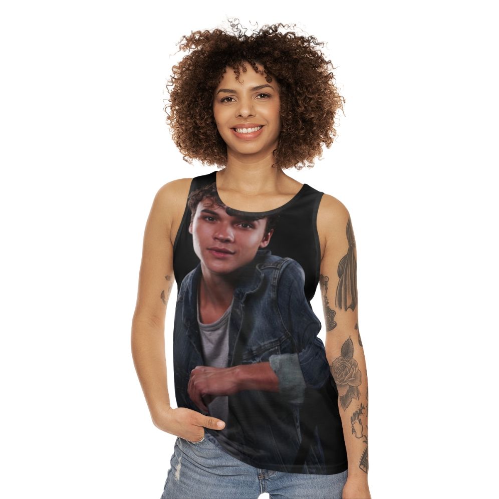 Benjamin Wadsworth Actor Unisex Tank Top - women