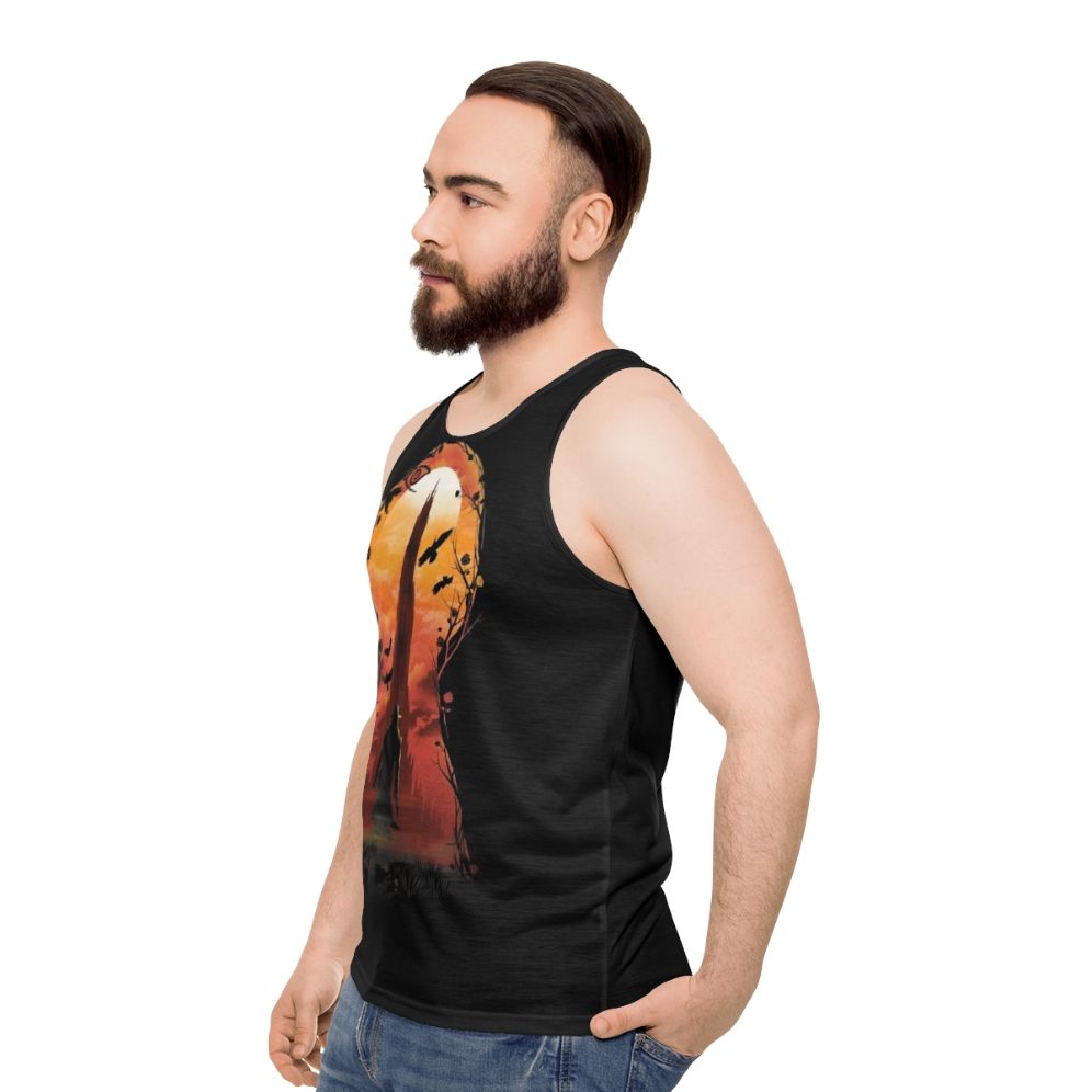 Unisex tank top with The Wind Through The Kyehole design - men side