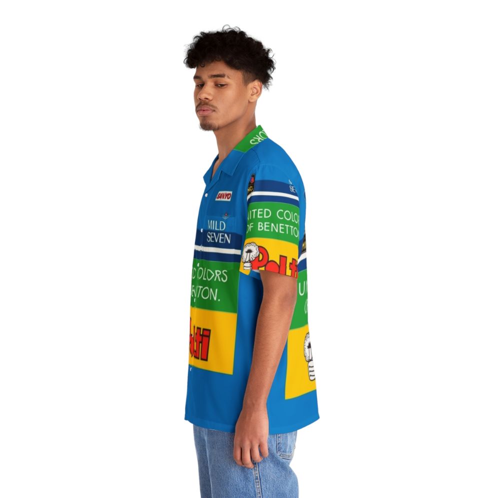 Gp2 Tribute Benetton Hawaiian Shirt - People Left