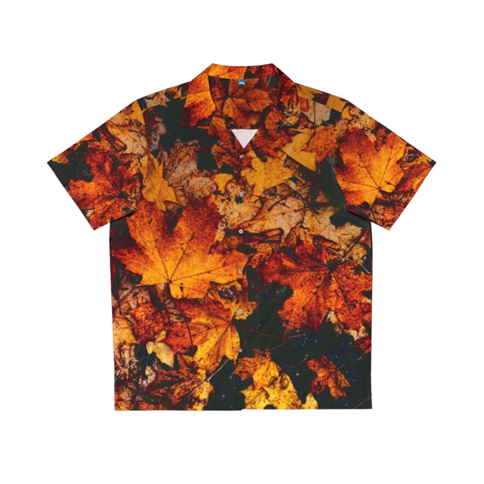 Colorful autumn foliage Hawaiian shirt