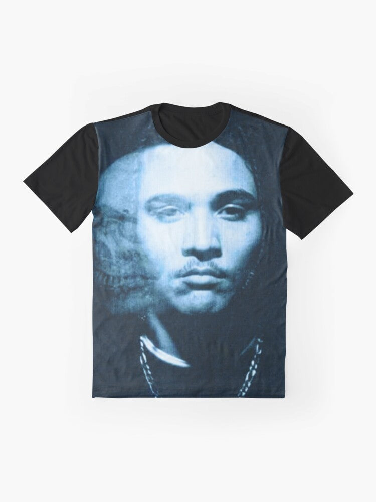 Bizzy Bone T-Shirt featuring old school hip hop and 90s rap design - Flat lay