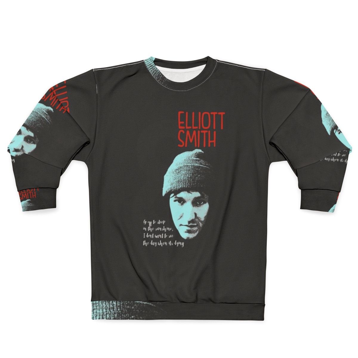 Elliott Smith Art Graphic Sweatshirt