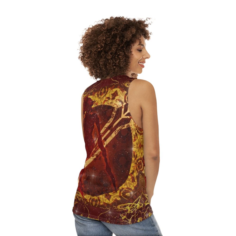 RWBY Pyrrha Nikos Anime Unisex Tank Top - women back