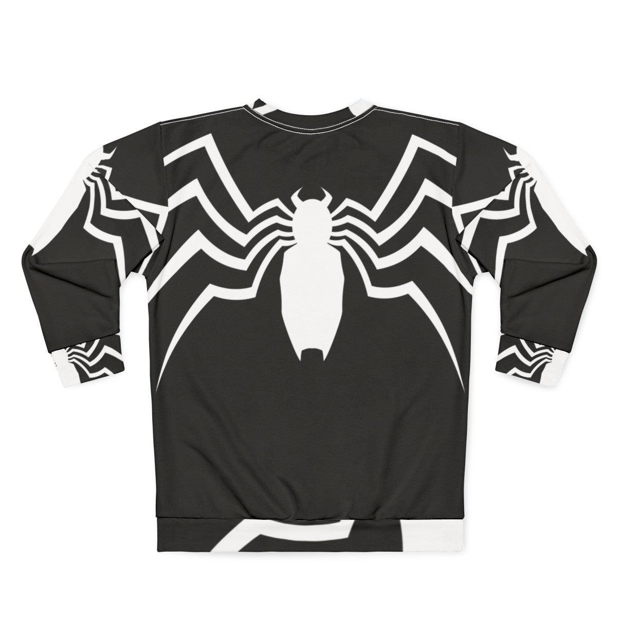 Spider-themed sweatshirt with a minimalist design - Back