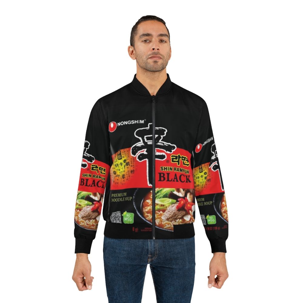 Shin Ramyun Black Instant Ramen Bomber Jacket - Lifestyle