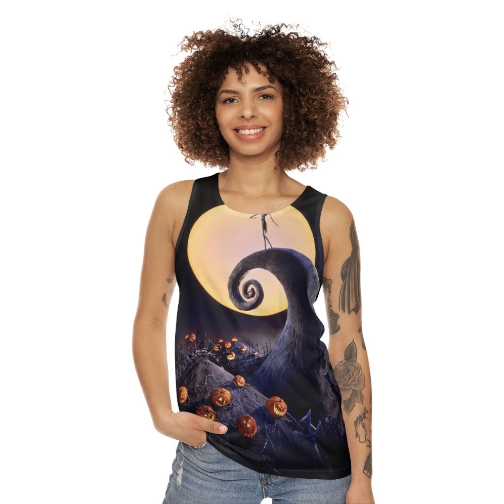 The Nightmare Before Christmas Unisex Jack Skellington Tank Top - women