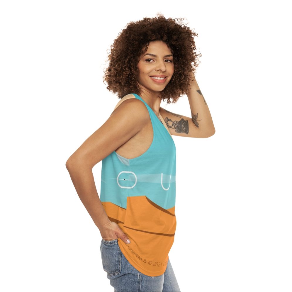 Dune movie inspired unisex tank top - women side