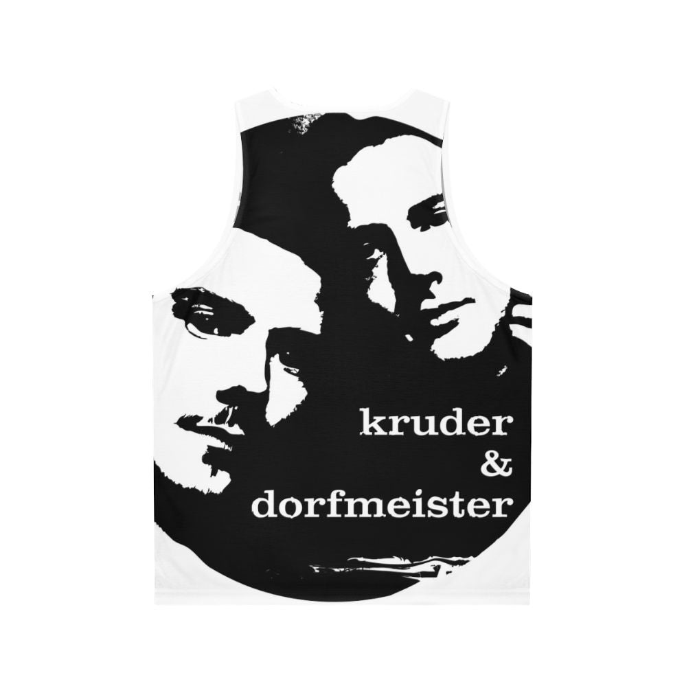 Kruder Dorfmeister electronic music unisex tank top - Back