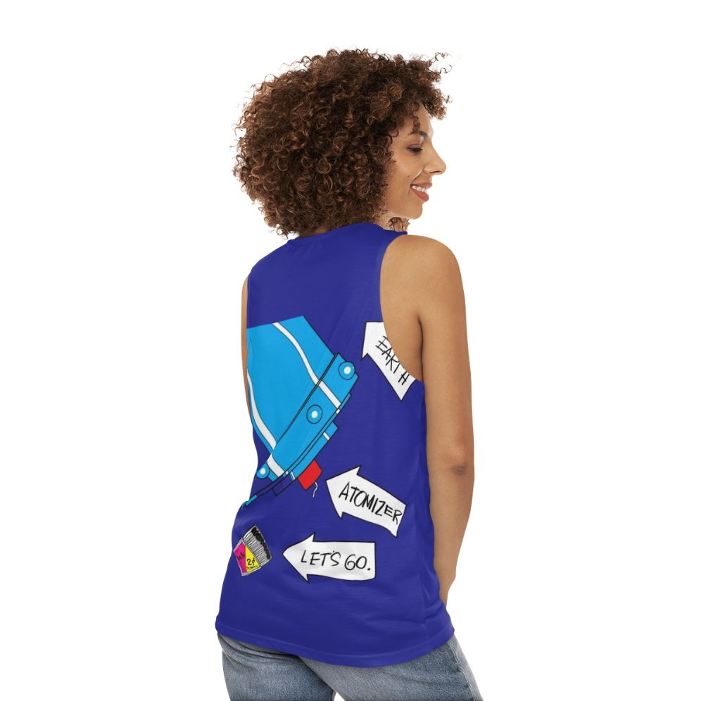 Unisex Atomizer band tank top - women back