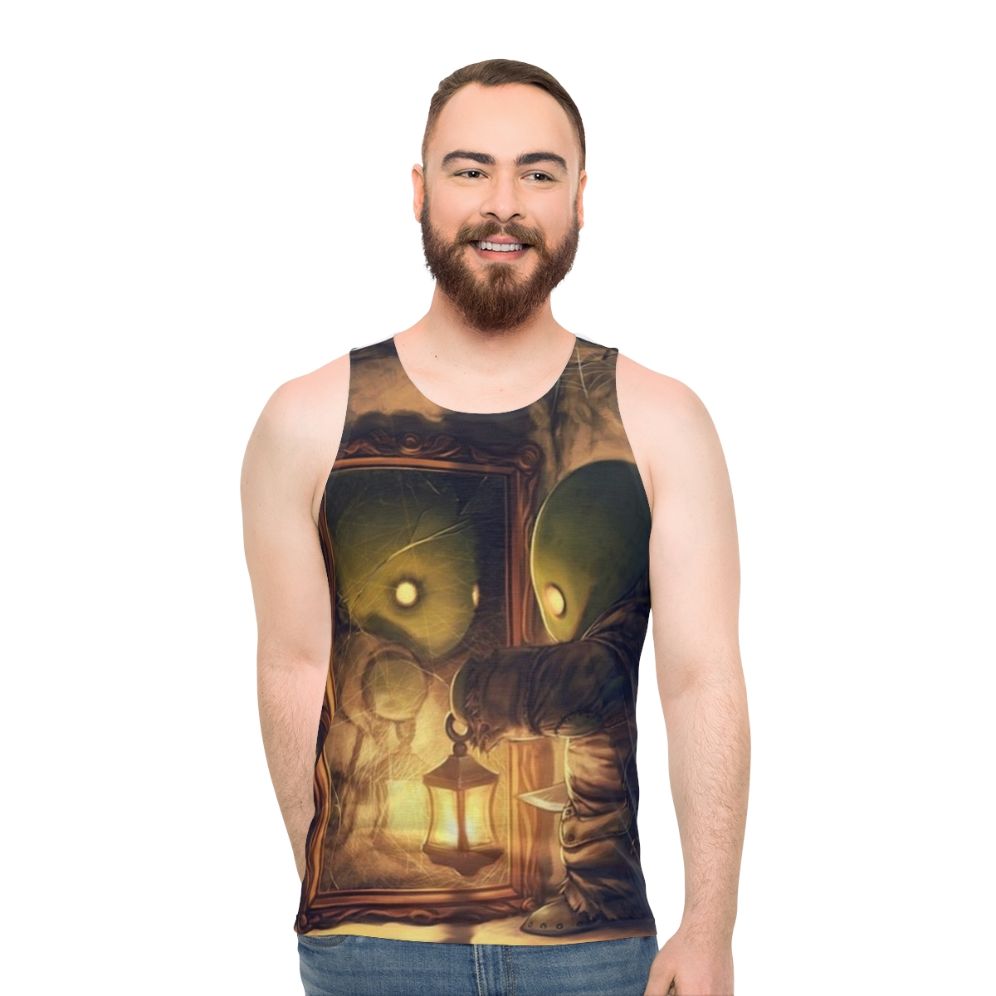 Unisex Final Fantasy Cloud Strife & Sephiroth Tank Top - men