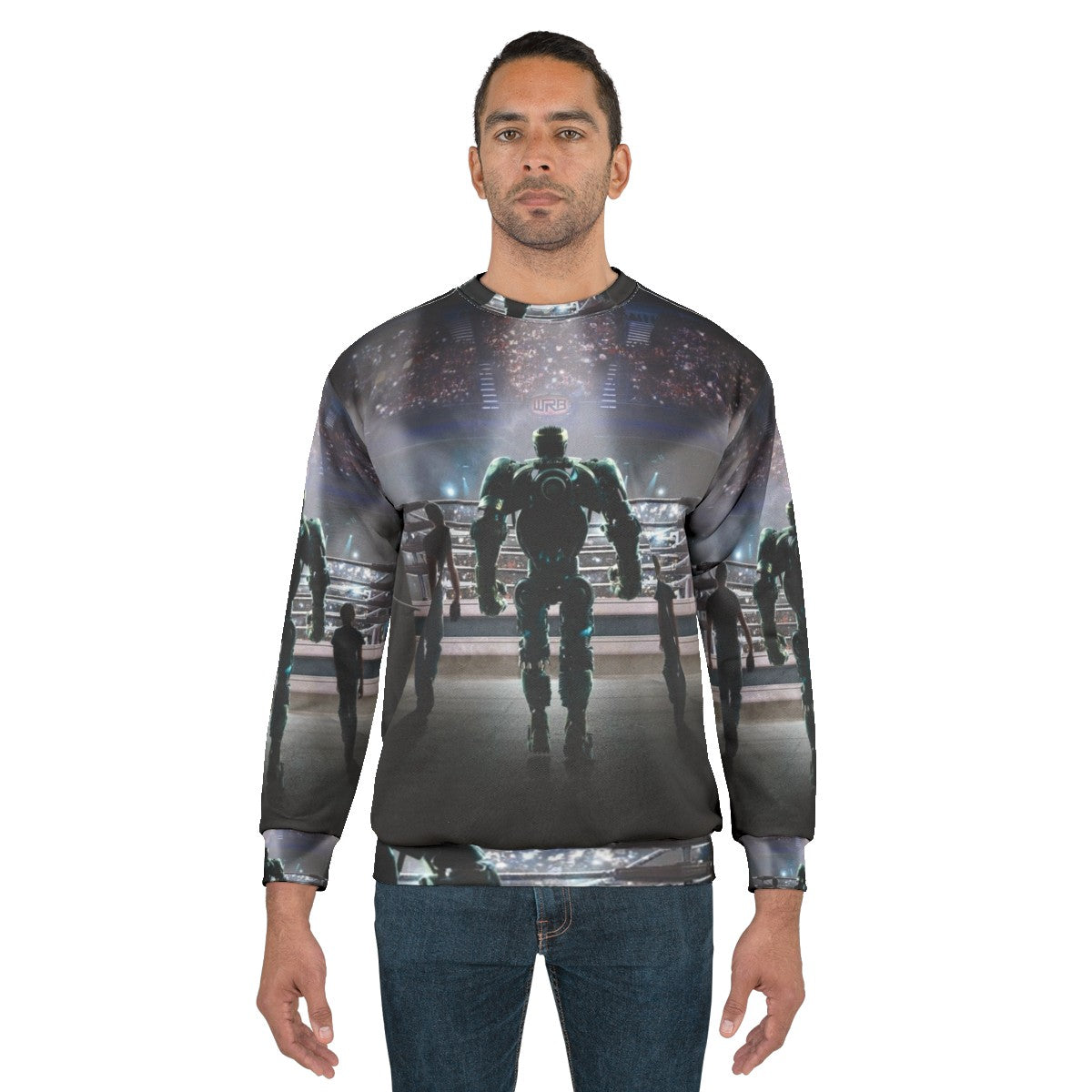 Real Steel Movie Graphic Print Sweatshirt - men