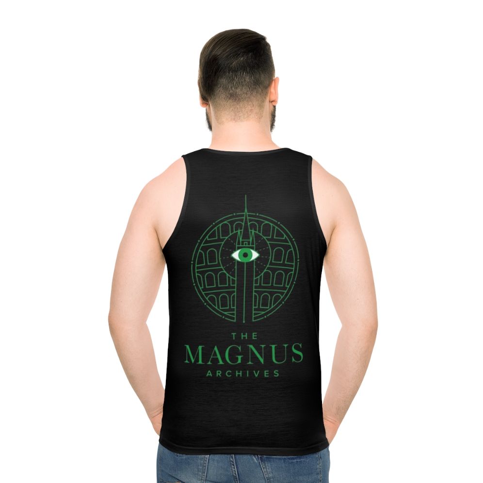 The Magnus Archives Panopticon Unisex Tank Top - men back