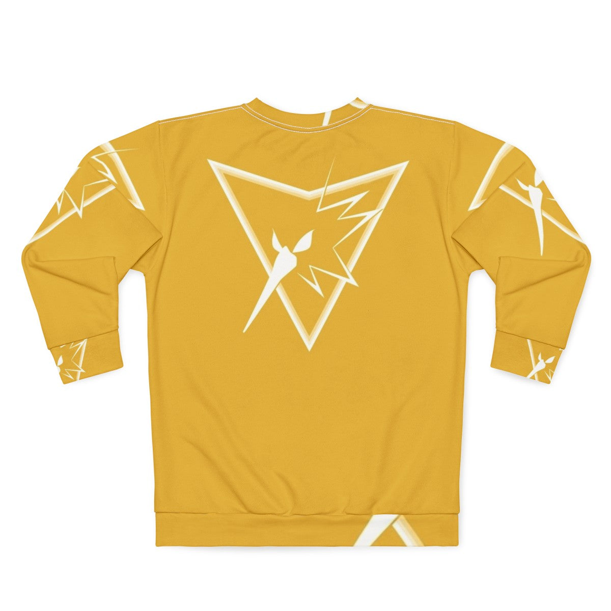 Team Instinct Zapdos Inspired Pokemon Go Sweatshirt - Back