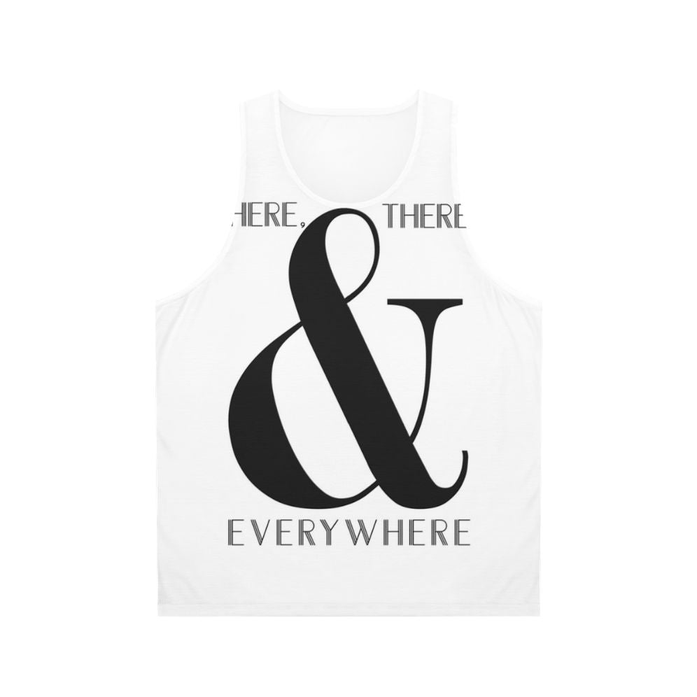 Unisex 'Here There & Everywhere' Beatles Lyric Tank Top