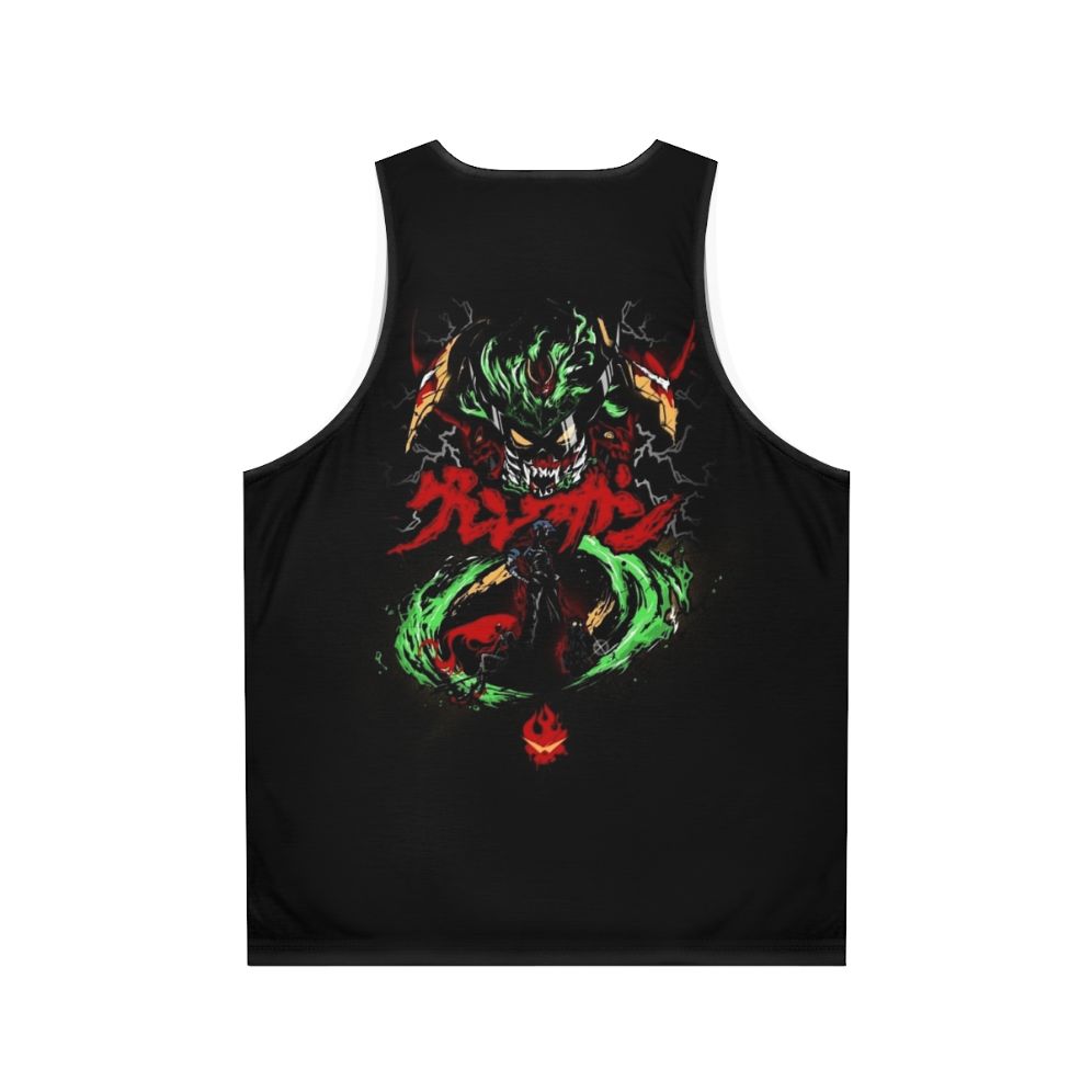 Gurren Lagann anime unisex tank top - Back