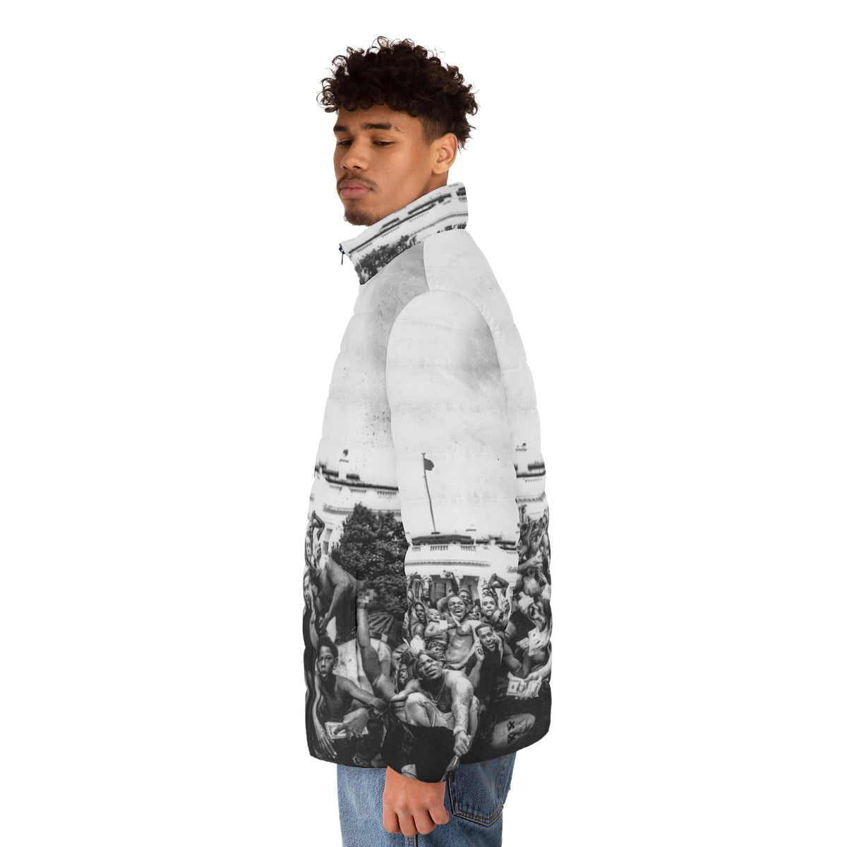 Kendrick Lamar "To Pimp A Butterfly" Puffer Jacket - men side left