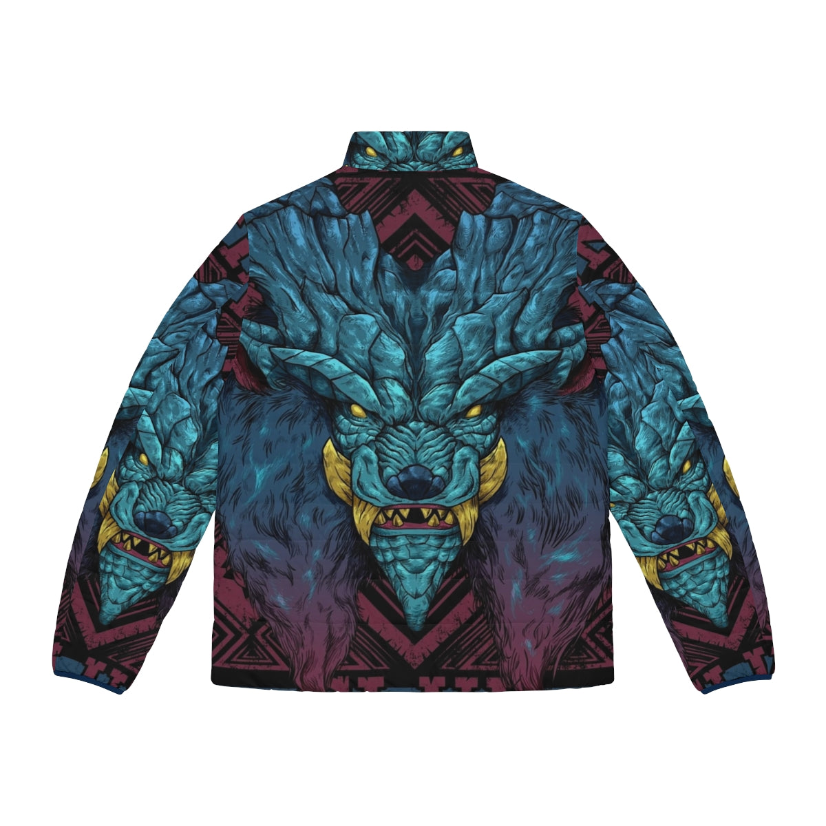 Lunastra Puffer Jacket - Monster Hunter Inspired Outdoor Apparel - Back