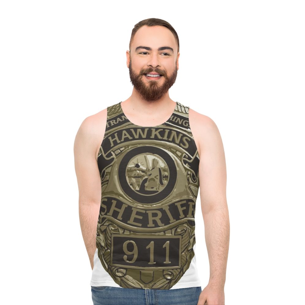 Stranger Things Hopper Unisex Tank Top - men