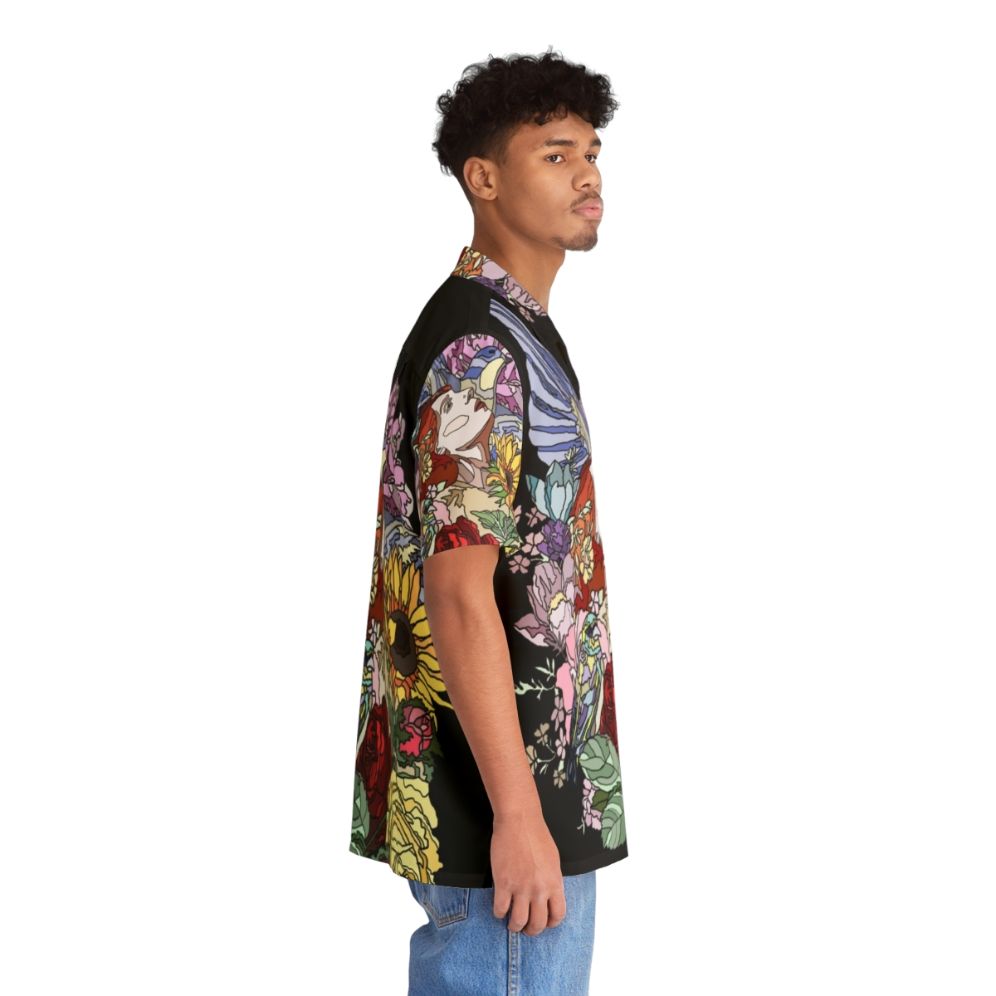 Hawaiian shirt with florence welch goddess design - People Pight