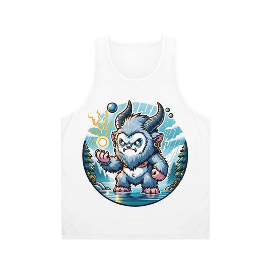 Thunderous Silver Ape Legendary Animals Unisex Tank Top