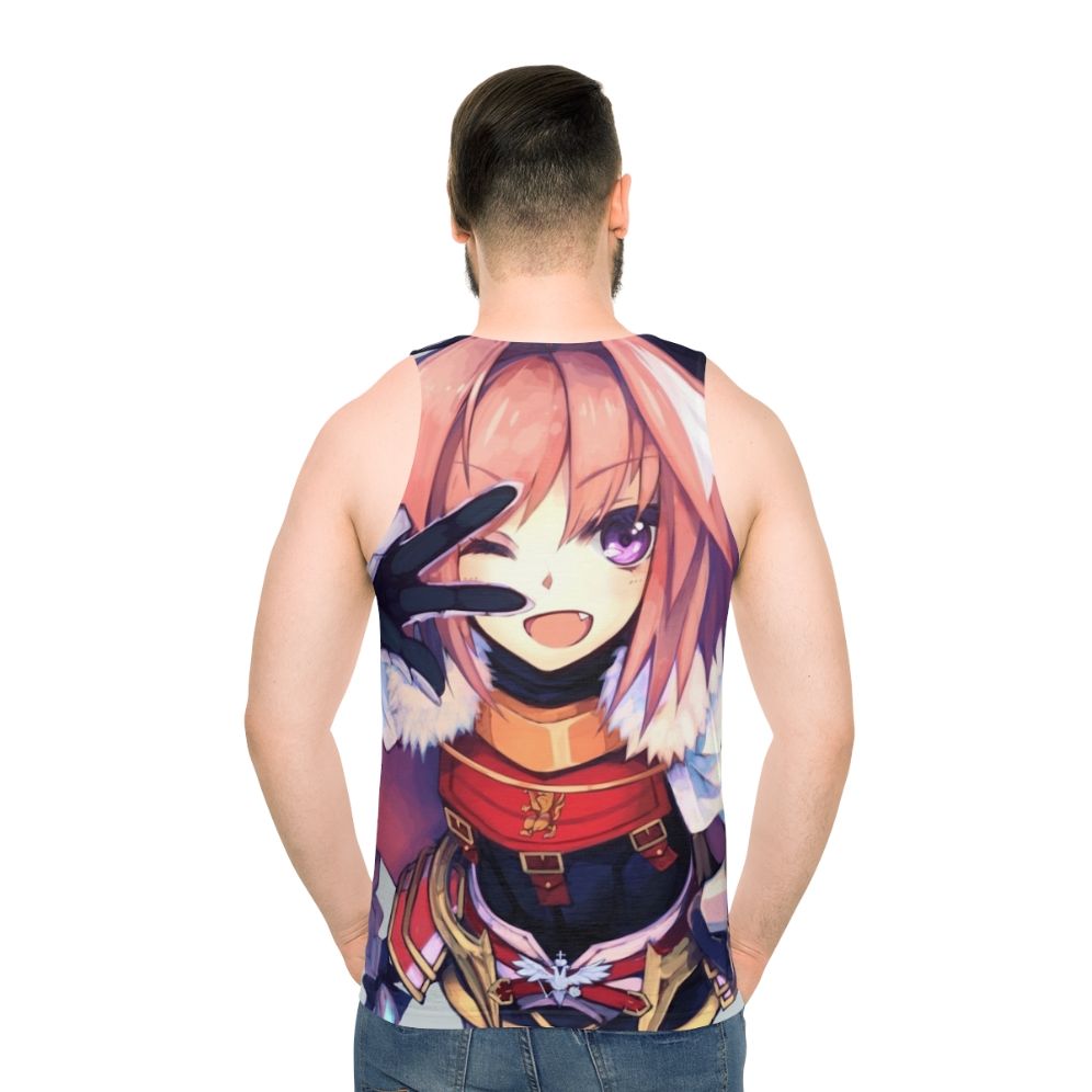 Astolfo Unisex Anime Tank Top - men back