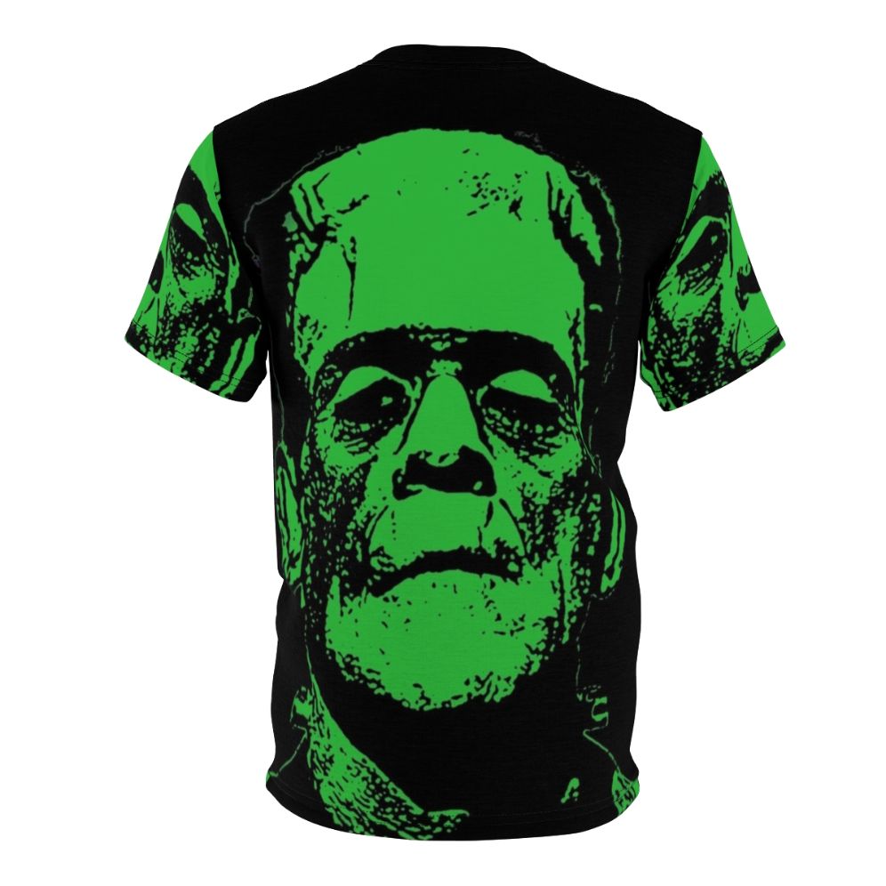 Graphic t-shirt featuring a vintage Frankenstein monster design - Back