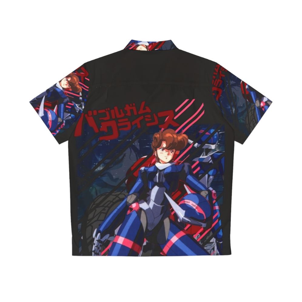 Bubblegum Crisis Retro 80s Cyberpunk Hawaiian Shirt - Back