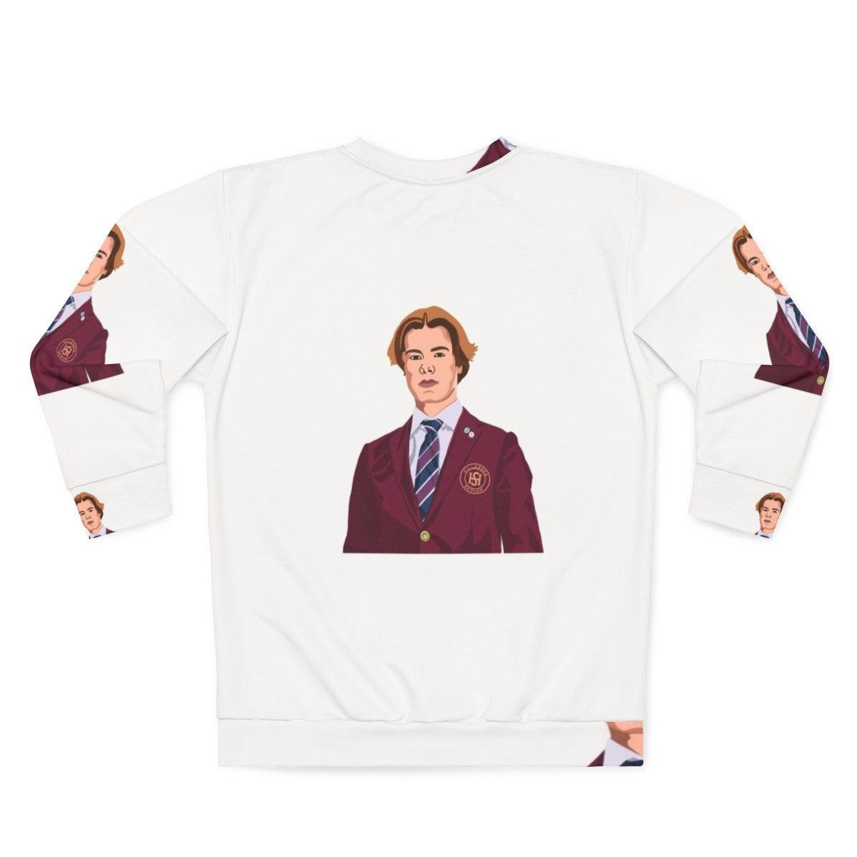 Young Royals Wilhelm Sweatshirt featuring Edvin Ryding and Omar Rudberg - Back