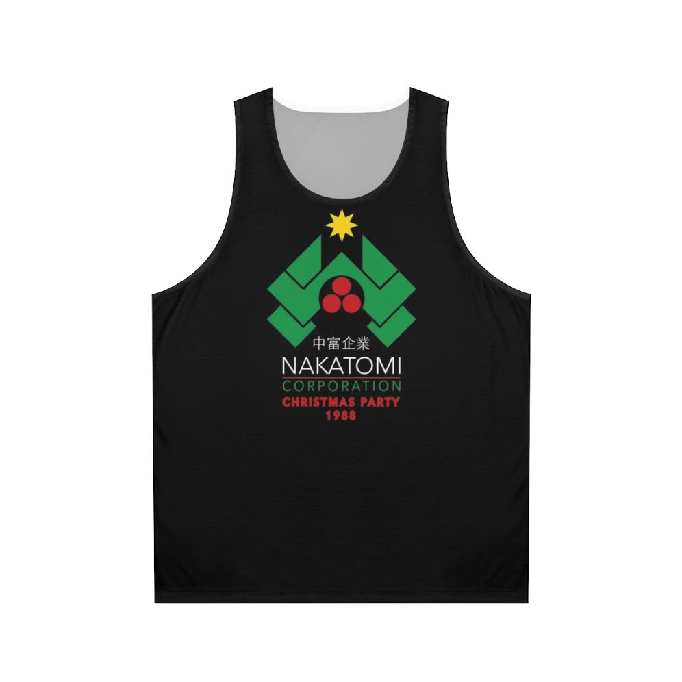 Nakatomi Corporation Christmas party unisex tank top inspired by the Die Hard movie