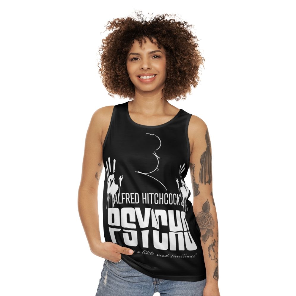 Alfred Hitchcock Psycho Unisex Tank Top - women