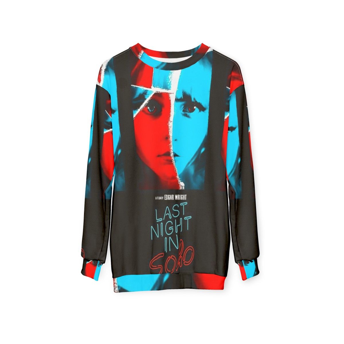 Last Night In Soho Horror Movie Sweatshirt - hanging