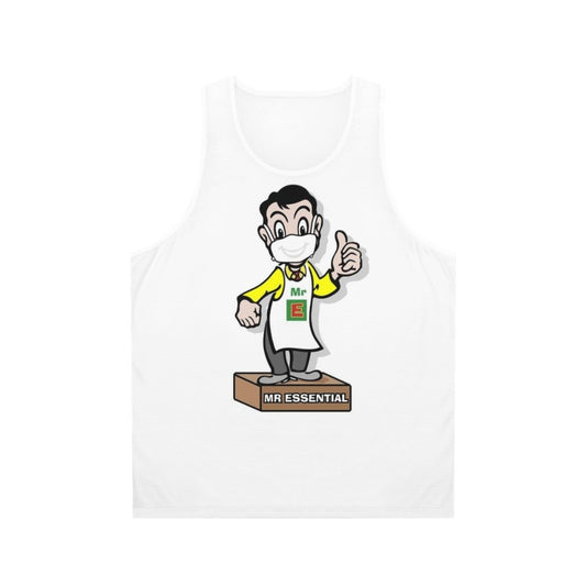 4 Square Man essential worker unisex tank top