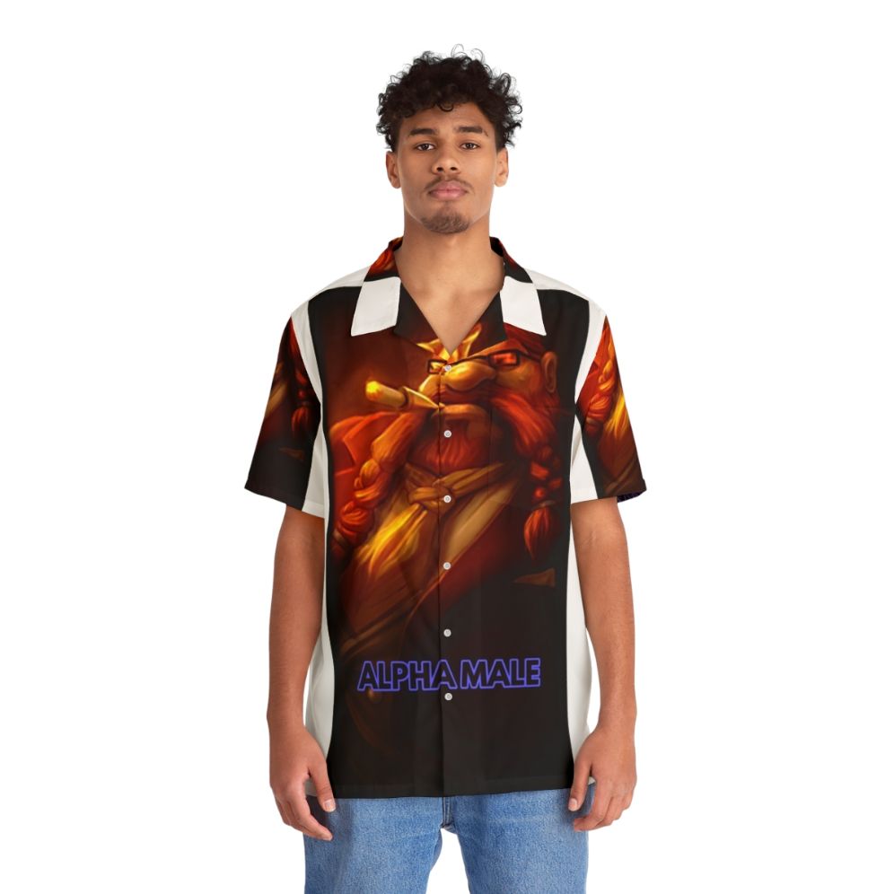 Gragas Alpha Male Hawaiian Shirt - People Front