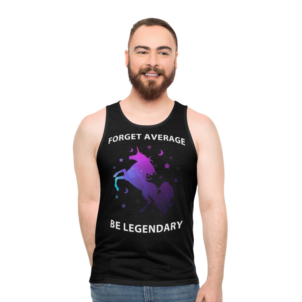 Forget Average Be Legendary Unisex Tank Top - men