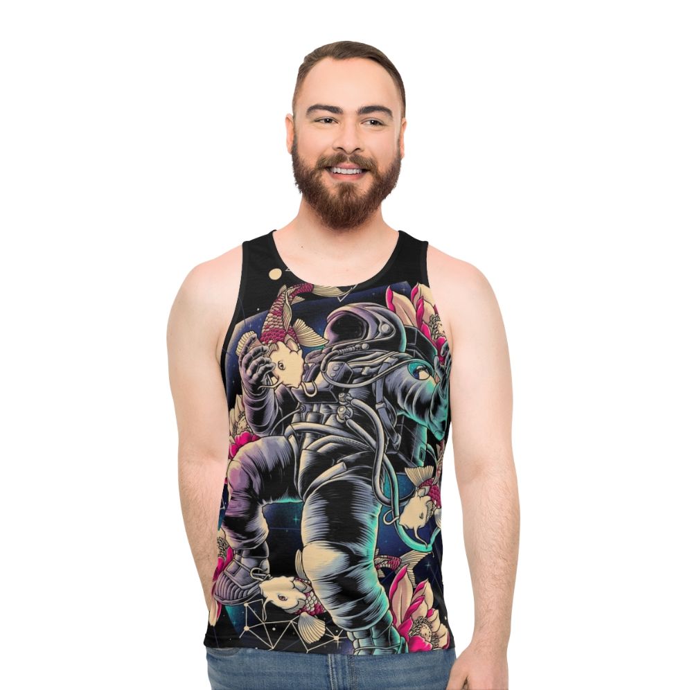 Deep Space Unisex Galaxy Print Tank Top - men