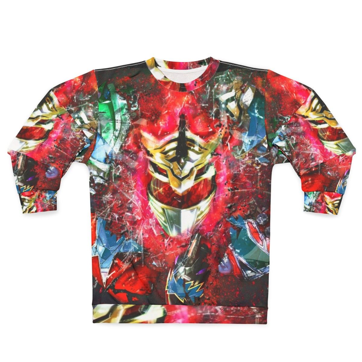 Lord Drakkon Power Rangers Sweatshirt with 90s Kids Shows, Turbo Zeo Ranger, and Dinosaur Themed Design