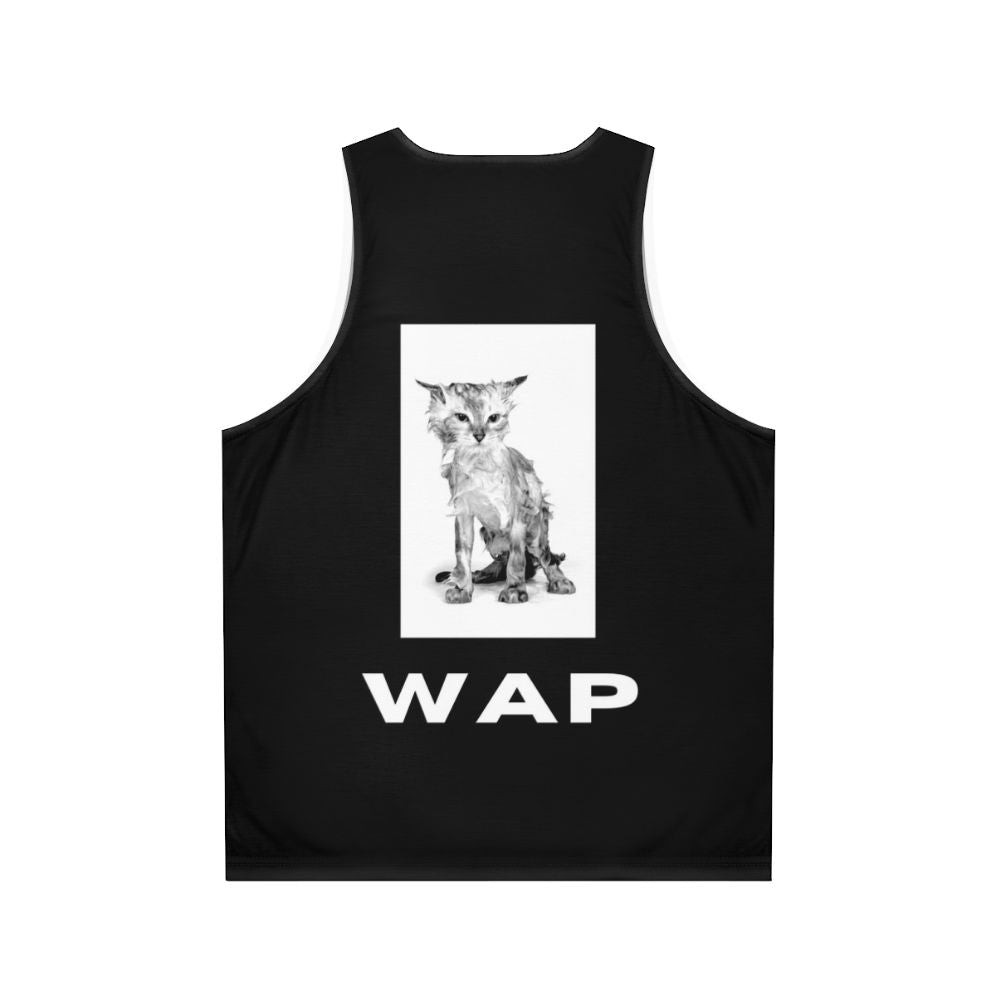 Unisex cat lover tank top - Back