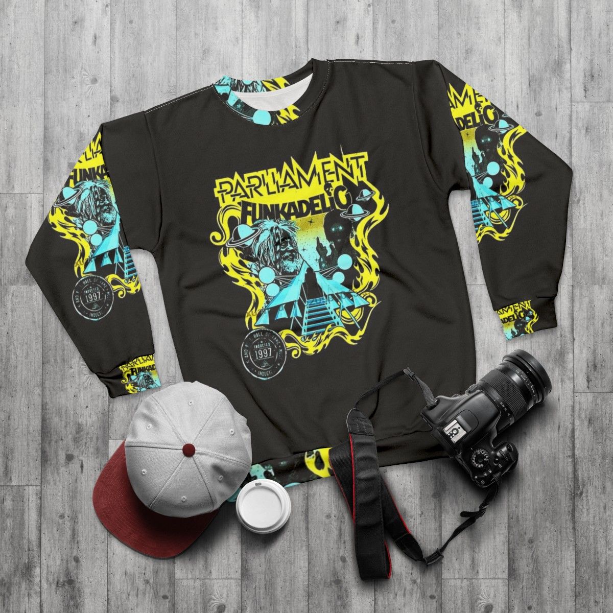 Funkadelic Band Sweatshirt - flat lay