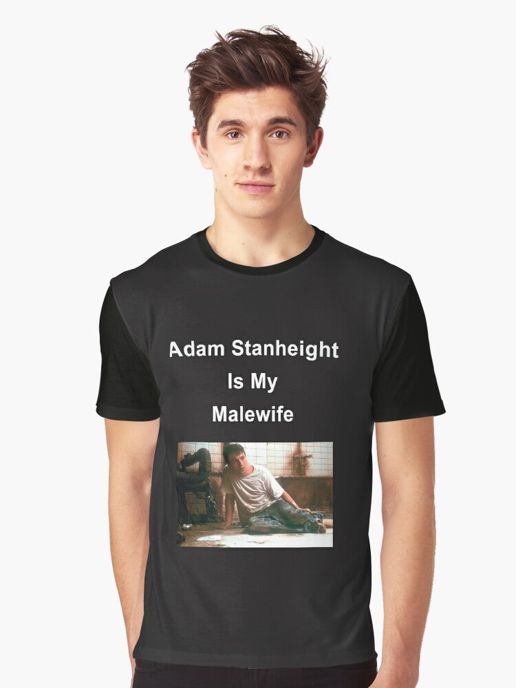 Adam Stanheight malewife graphic tshirt for Saw horror movie fans - Men